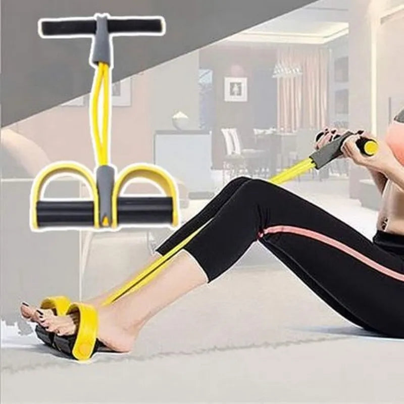 Rubber Pull Tummy Trimmer Abs Exerciser for Men & Women