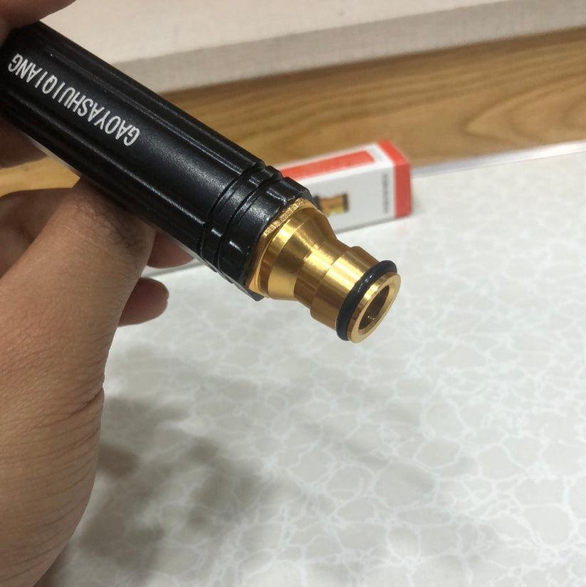 🚿 Stainless Steel High Pressure Water Spray Nozzle | Durable Black Washer Nozzle 💦