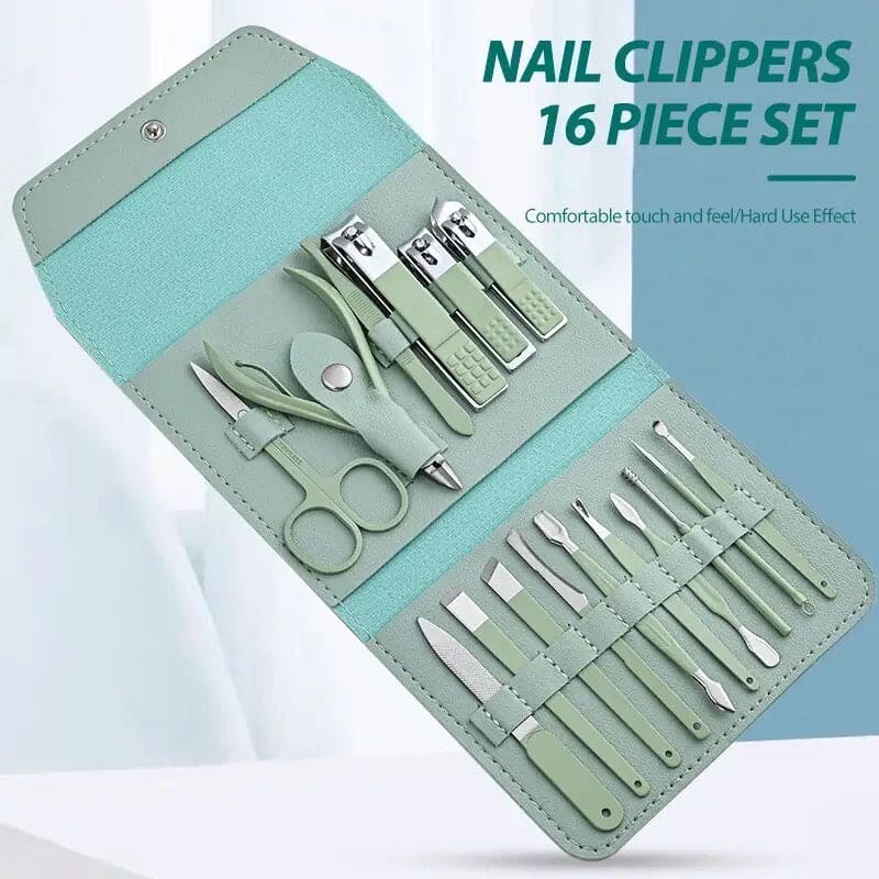 16 in 1 Manicure Nail Cutter Kit for Men & Women