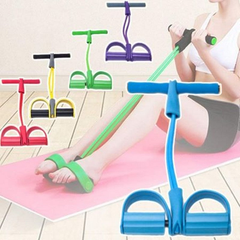 Rubber Pull Tummy Trimmer Abs Exerciser for Men & Women