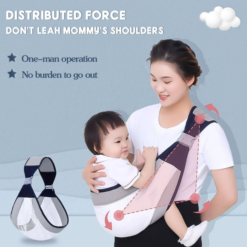 Adjustable Baby Sling Carrier for Newborns & Toddlers
