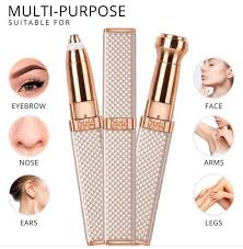2-in-1 Flawless Facial Hair Remover & Eyebrow Trimmer for Women