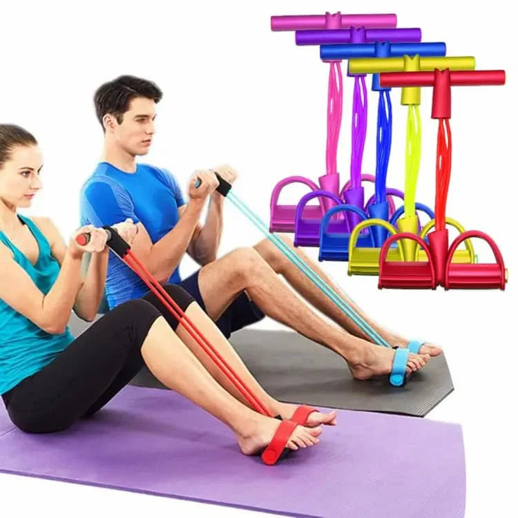 Rubber Pull Tummy Trimmer Abs Exerciser for Men & Women